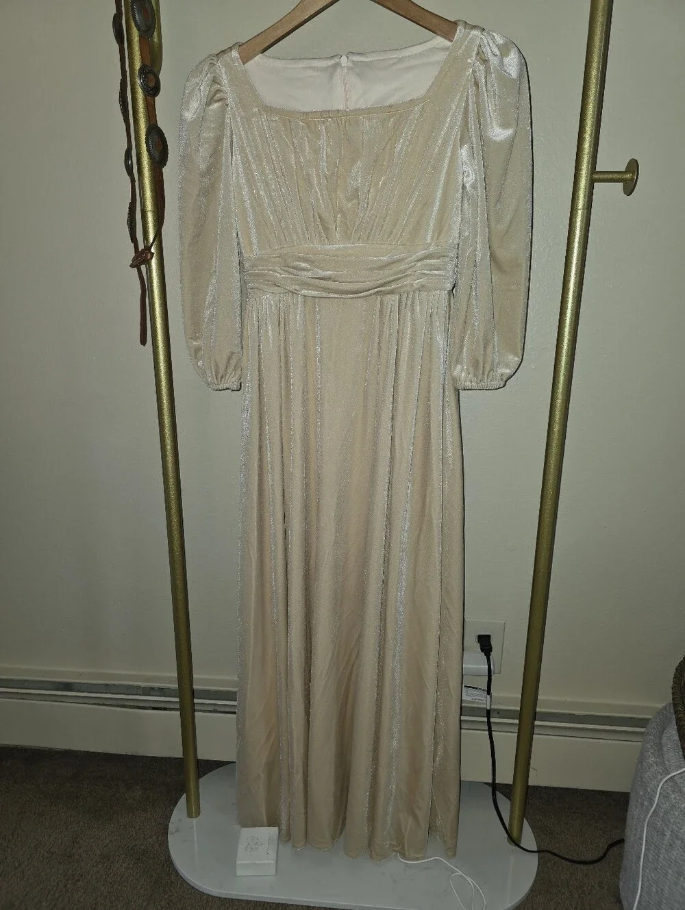 Velvet Maxi Girls Dress Size 14-16 Jr Bridesmaid Formal By KIDSOR NWT